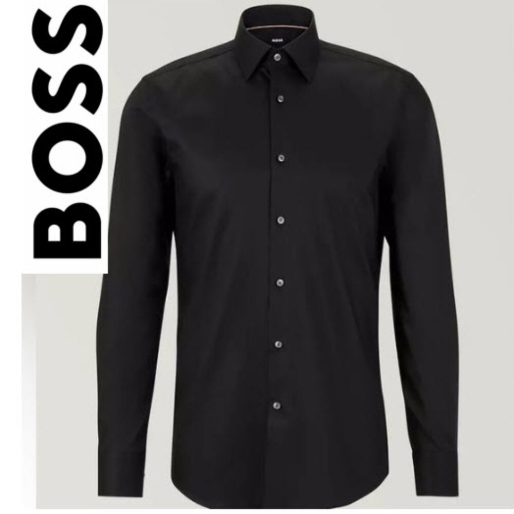 Boss Men's Black Dress Shirt